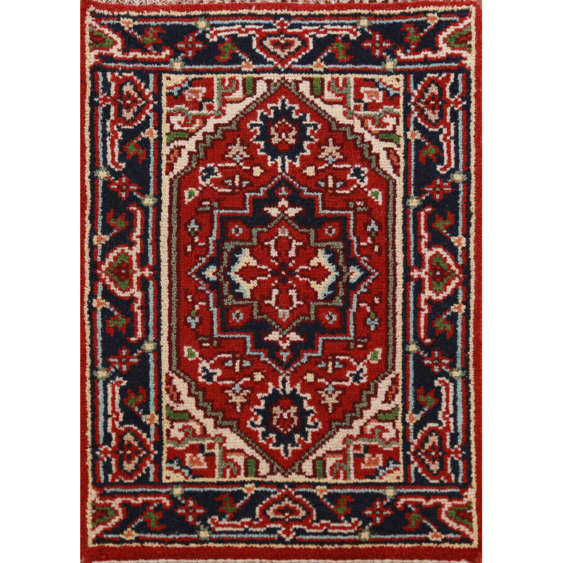 Tapis traditionnel indien fait à la main 2 x 3