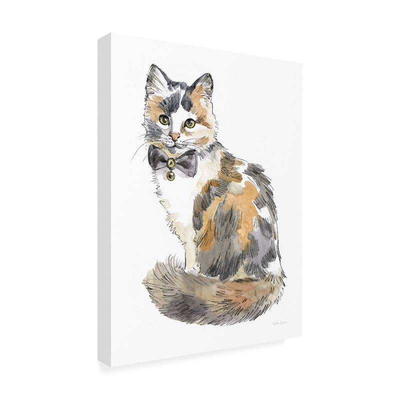 Art sur toile Beth Grove «Fancy Cats II», H 19 po x l 14 po x P 2 po