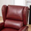 Fauteuil inclinable en cuir véritable Aimee-Lea de 31 po de largeur-1468770917