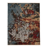 Area Rug in Rust