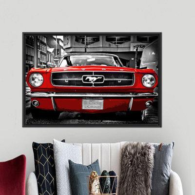 Ford Mustang Shelby Wall Art - Large Car Canvas for Home Decor & Wall Hanging