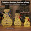  Christmas Snowman Family 3 Pcs Warm White 81 X 60 X 125 Cm