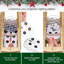 Décoration pour sommet de sapin de Noël éclairé avec 6 modes de projection, décoration pour sommet de sapin étoile de Noël de 9,8 po avec lumières DEL intégrées, sommet de sapin avec paillettes dorées à brancher pour les décorations de Noël