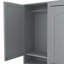 Grand lit escamotable mural avec placard, tiroirs et tablettes-417414323
