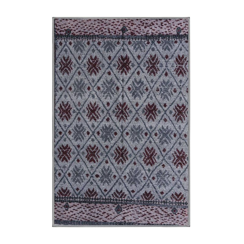 Tapis abstrait moderne 4359, Tapis de couloir 2 pi x 5 pi