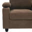 Ensemble fauteuil d'appoint et pouf de rangement, chaise longue convertible en lit polyvalente avec dossier inclinable, porte-gobelets et ports USB-C-946999057