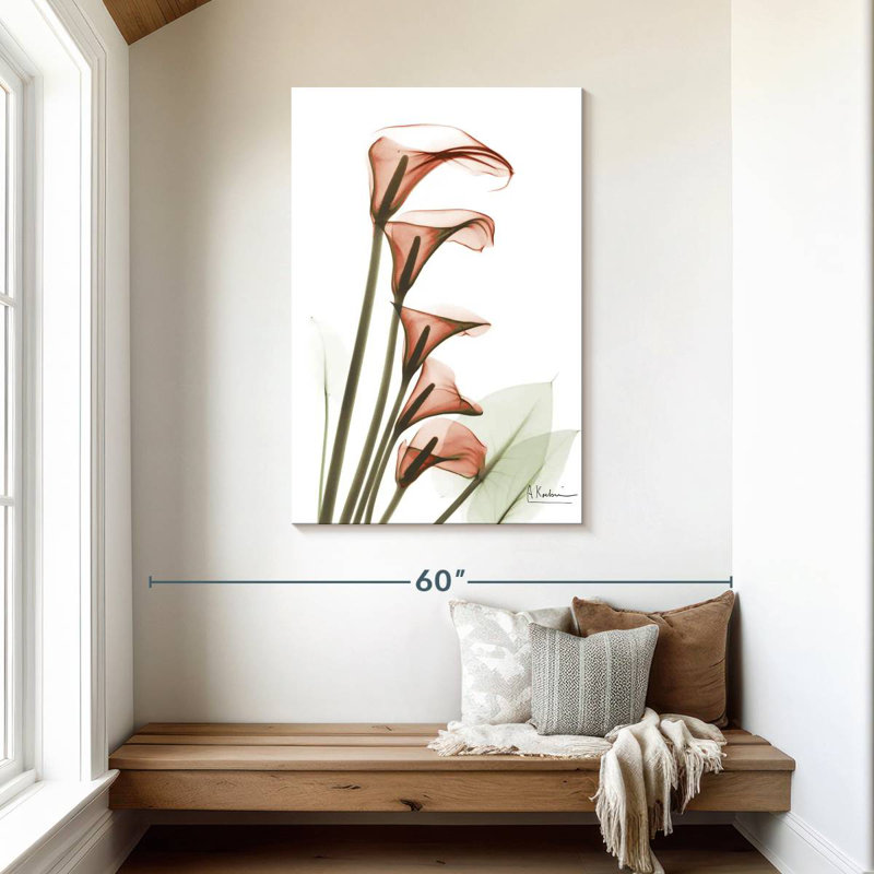 Harnek lys Calla ascendant, H 45 po x l 30 po