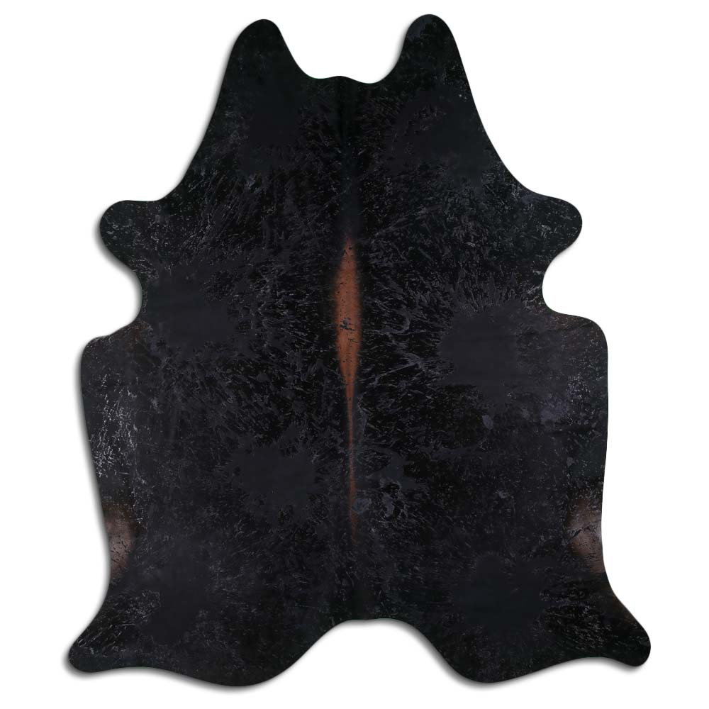 Foundry Select ACID WASHED HAIR ON Cowhide RUG DISTRESSED GREY 3 - 5 M ...