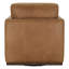 Fauteuil pivotant rembourré en cuir véritable Bobbi-117798968