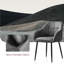 Modern Dining Chairs Suede With Thickened Seat Cushion and Cross-Hatch Pattern Design-673631200-673913368