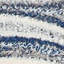 Tapis abstrait bleu / blanc touffeté