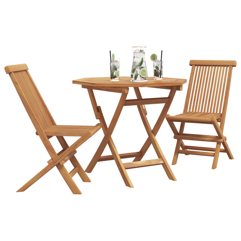 Ensemble de salle à manger de jardin 3 pièces vidaXL