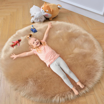 Lianet Faux Sheepskin Indoor Rug