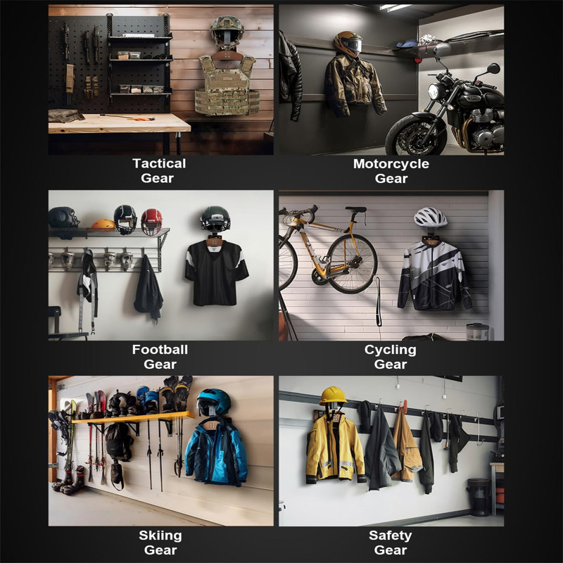 Wall Mounted Sports Rack
