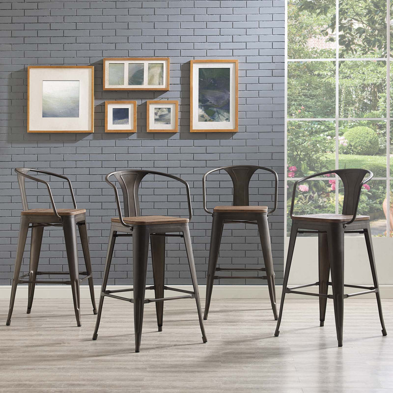 Promenade Bar Stool, Brown