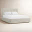 Lit plateforme tapissier Jayla Diamond-108940711