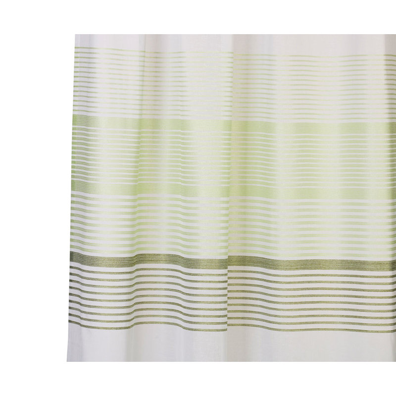 Mannsville Semi Sheer Curtain, Green