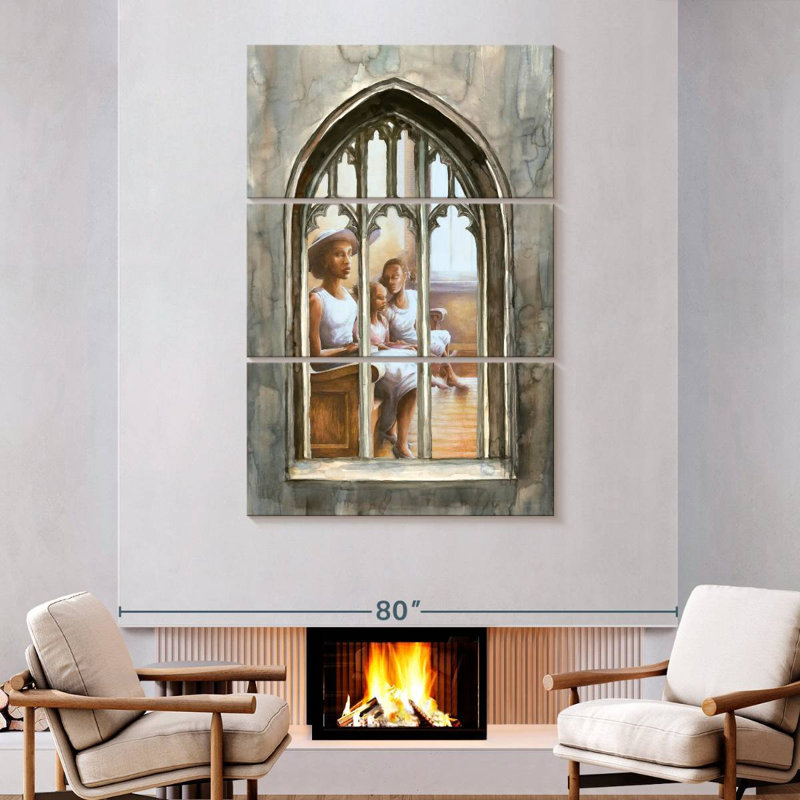 Lilie Sunday Meeting, 74" H x 48" W