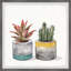 «Paire de plantes grasses», reproduction encadrée-497553937