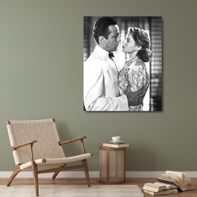 Lark Manor ™, galerie de photos d'archives d'Hollywood sur toile tendue: Borgart et Bergman à Casablanca