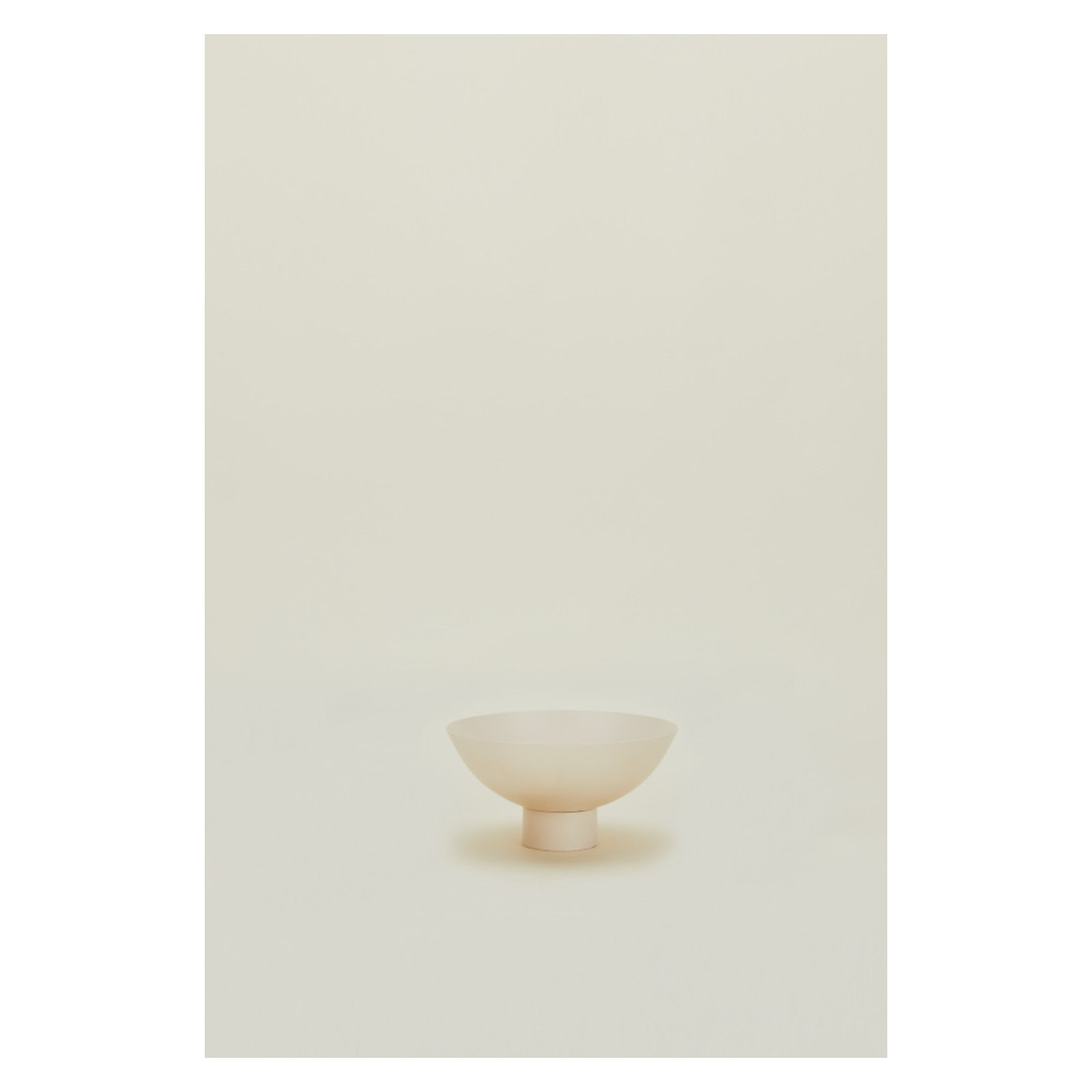 Essential Footed Bowl - Large, Ivory, 2" H x 4" W