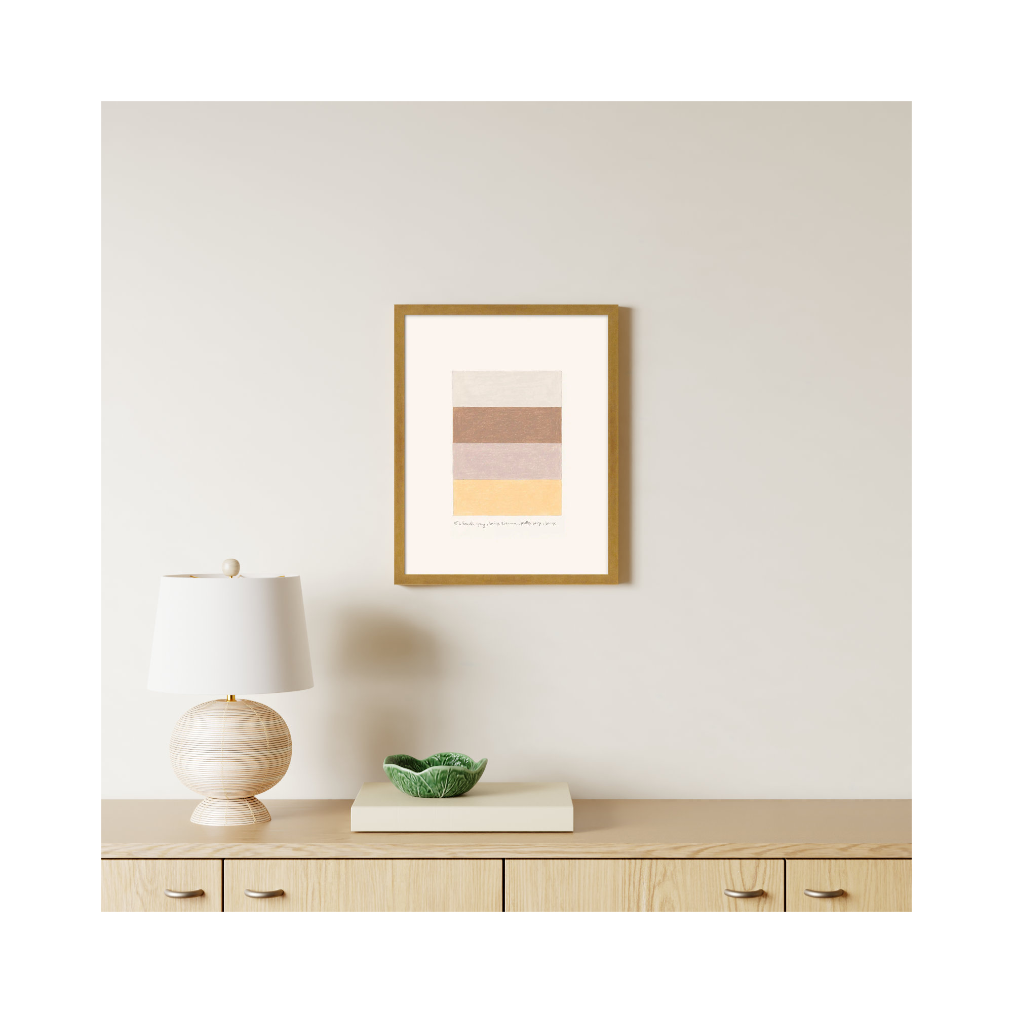 Stacks by Beth James, Gold Framed, 20" H x 16" W x 1.25" D