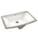 American Standard Townsend 13.62'' Vitreous China Rectangular Bathroom Sink with Overflow