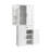 Dorry 72"H Bathroom Storage Cabinet with Adjustable Shelf and Drawer Multiple Storage Space Closet System-654517106