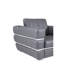 Causeuse en cuir italien Global United-748426608