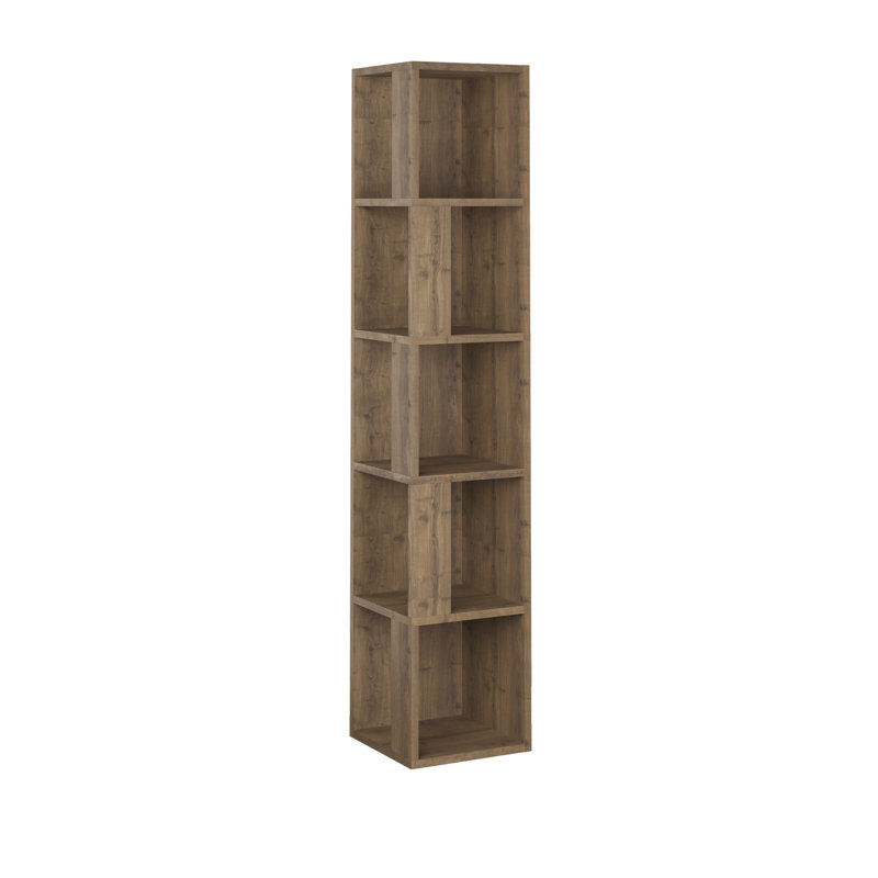 Bensonhurst Corner Bookcase Unique Design & Modern Style, Hitit