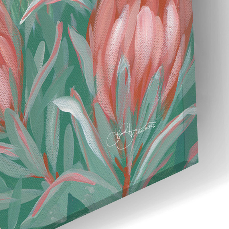 «Leopard in the Flowers» par JG Studios, H 24 po x l 16 po x P 0,2 po