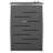 4.53 ft. W x 2.54 ft. D Stainless Steel Horizontal Garbage Shed-73408770