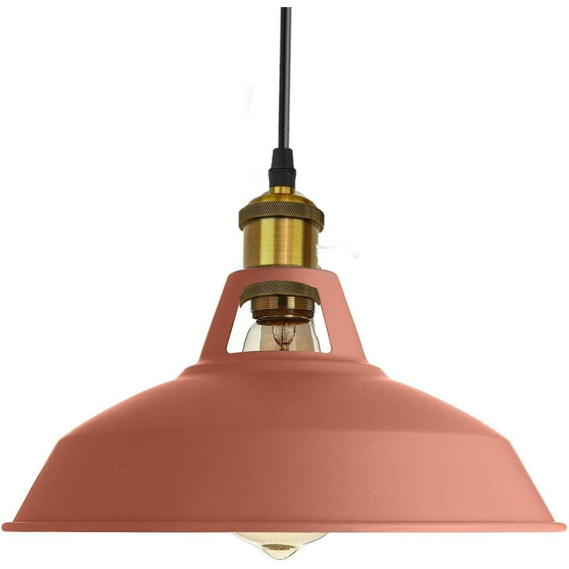 Keshawn 1 - Light Bowl Pendant, Pink