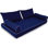 Ensemble de housse de coussin pour lit de jour pour lit simple d'extérieur, housse pour matelas et traversin