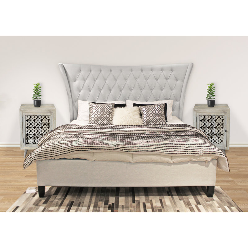 Angellie Upholstered Platform Bed, King