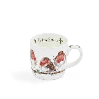 Classic Wrendale Designs, Rockin Robins (Robins) Mug