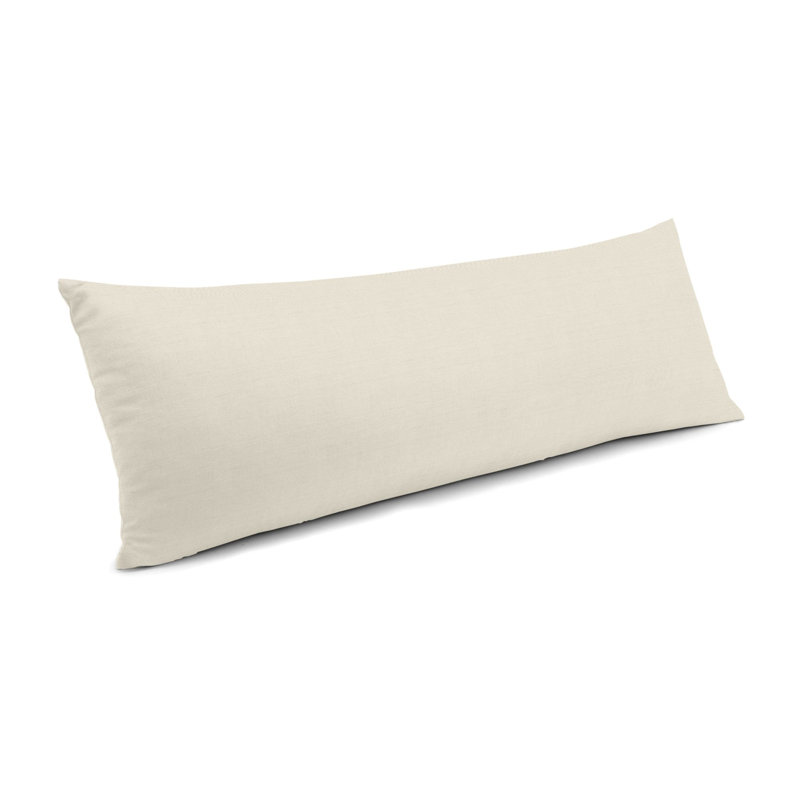  Housse de coussin rectangulaire et insert, 12 po x 18 po, Blanc cassé