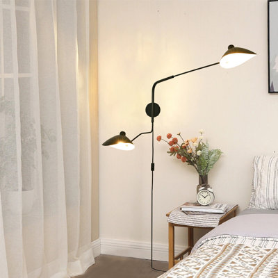 Anyuta Plug-in Swing Arm Sconce