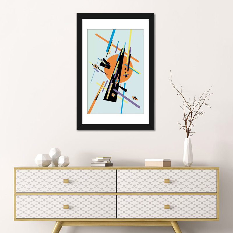 « velocithink », impression sur toile, Papier d'art encadré noir, Blanc, H 24 po x l 16 po x P 1 po