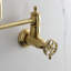 Robinet remplisseur mural 1 poignée à deux poignées avec poignée moletée Kingston Brass Webb-100170095