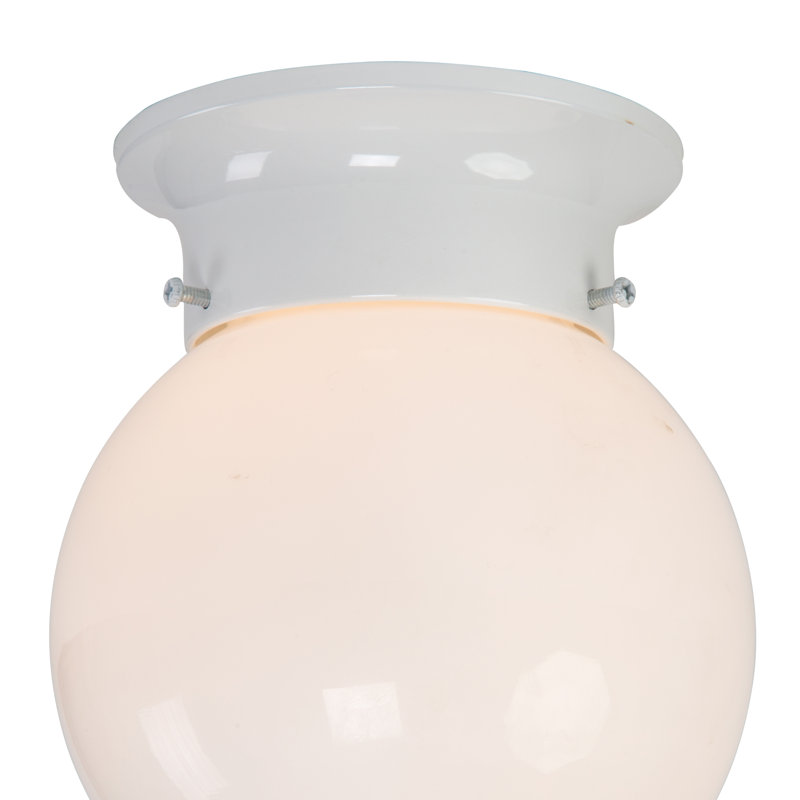 Leslie Flush Mount, White