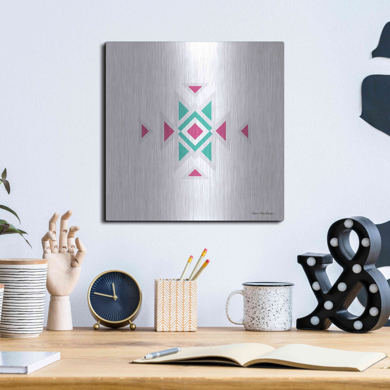 "Watercolor Aztec Art I" par Seven Trees Design, H 12 po x l 12 po