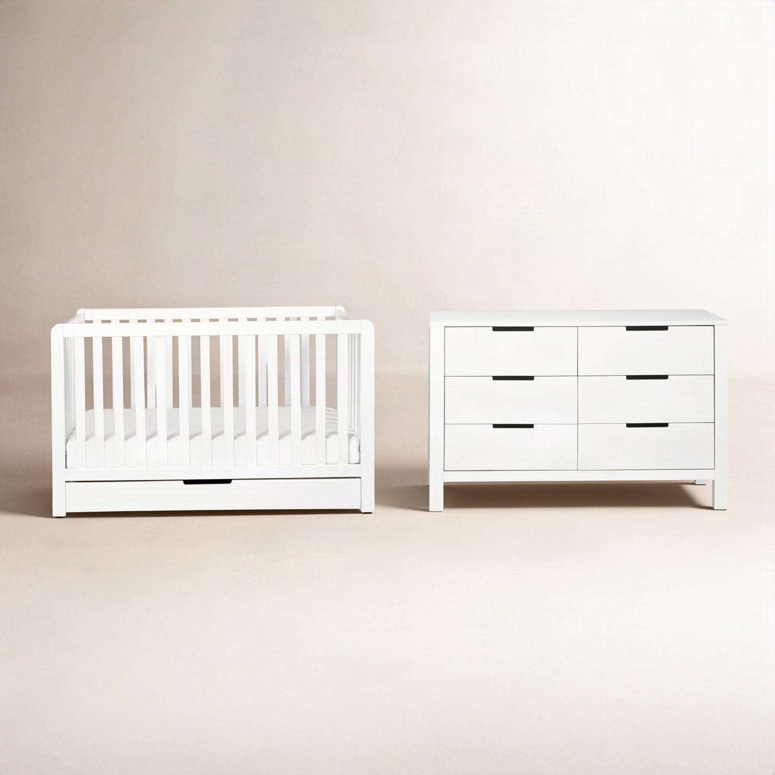 Colby 2-Piece Nursery Furniture Set, White