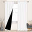 Paire de rideaux 100% occultant avec passe-tringle Deconovo-75196903-75196911