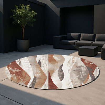 Tapis intérieur et extérieur Sunset Flow