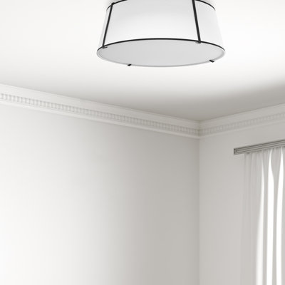 Plafonnier encastré 4 lumières trapézoïdales