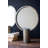  Antique Gold Tabletop Mirrors – 12"H Metal & Glass Decorative Vanity Mirrors Set of 2, Brass Finish