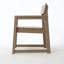 Fauteuils d'extérieur et de jardin en PEHD couleur bois antique avec dossier-56171336