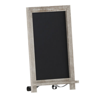 Millworks Freestanding Tabletop or Wall Mount Magnetic Chalkboard