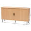 Buffet en bois cannelé Baxton Studio Lucia - Mid-Century-1483343407